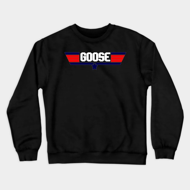 "Goose" 80's action movie design Crewneck Sweatshirt by Yoda